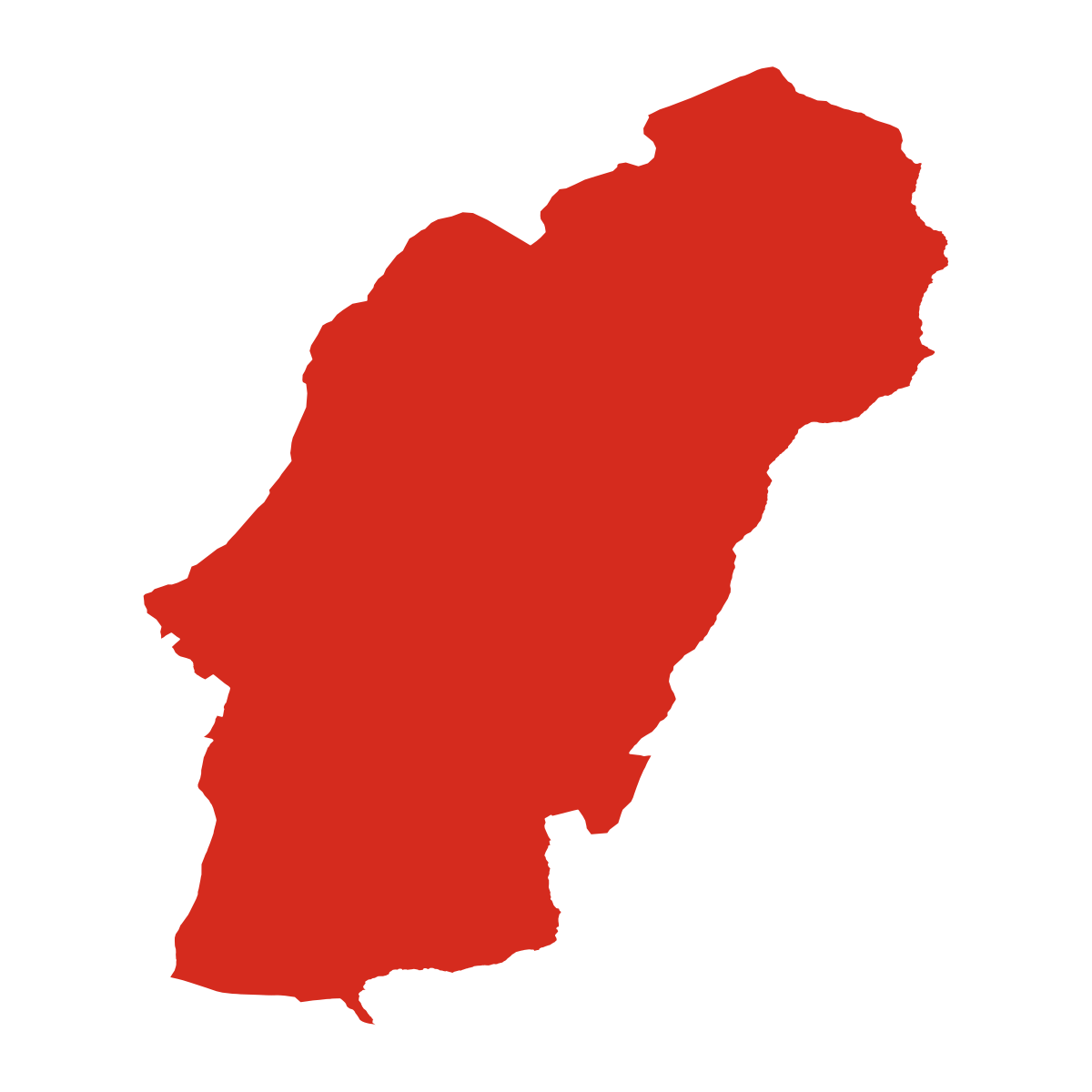 Horní Morava boundary map