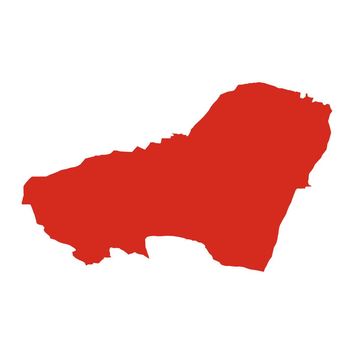 Horní Olešnice boundary map