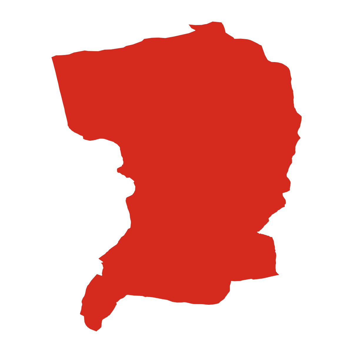 Horní Paseky boundary map