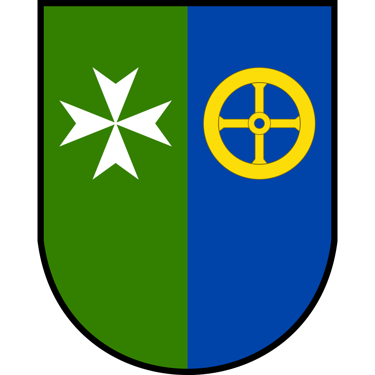 Coat of arms of Horní Poříčí, South Bohemian Region