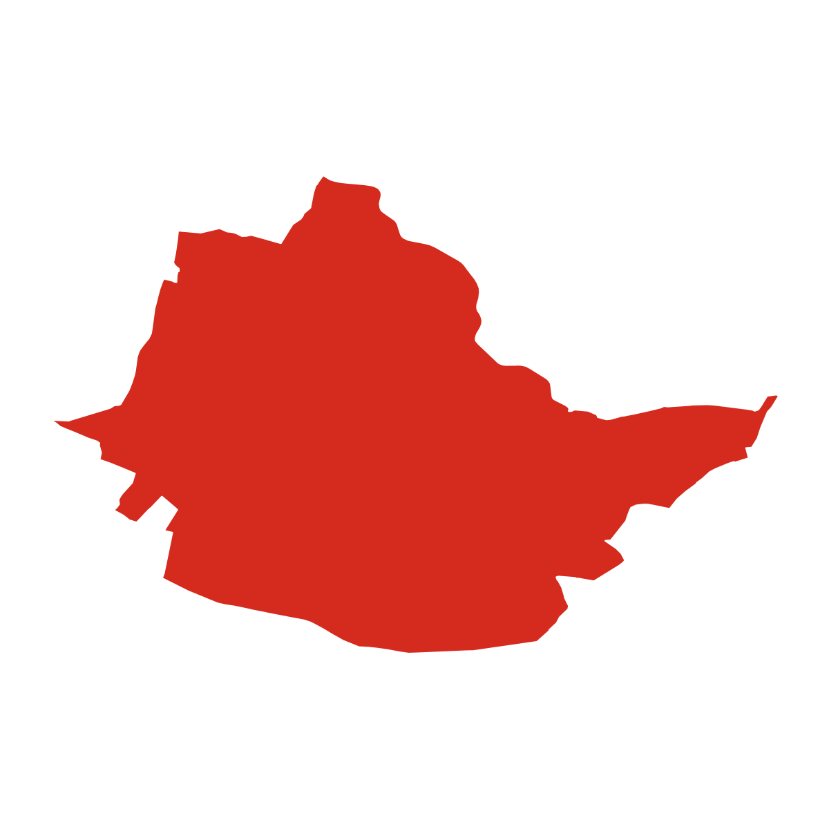Horní Poříčí boundary map