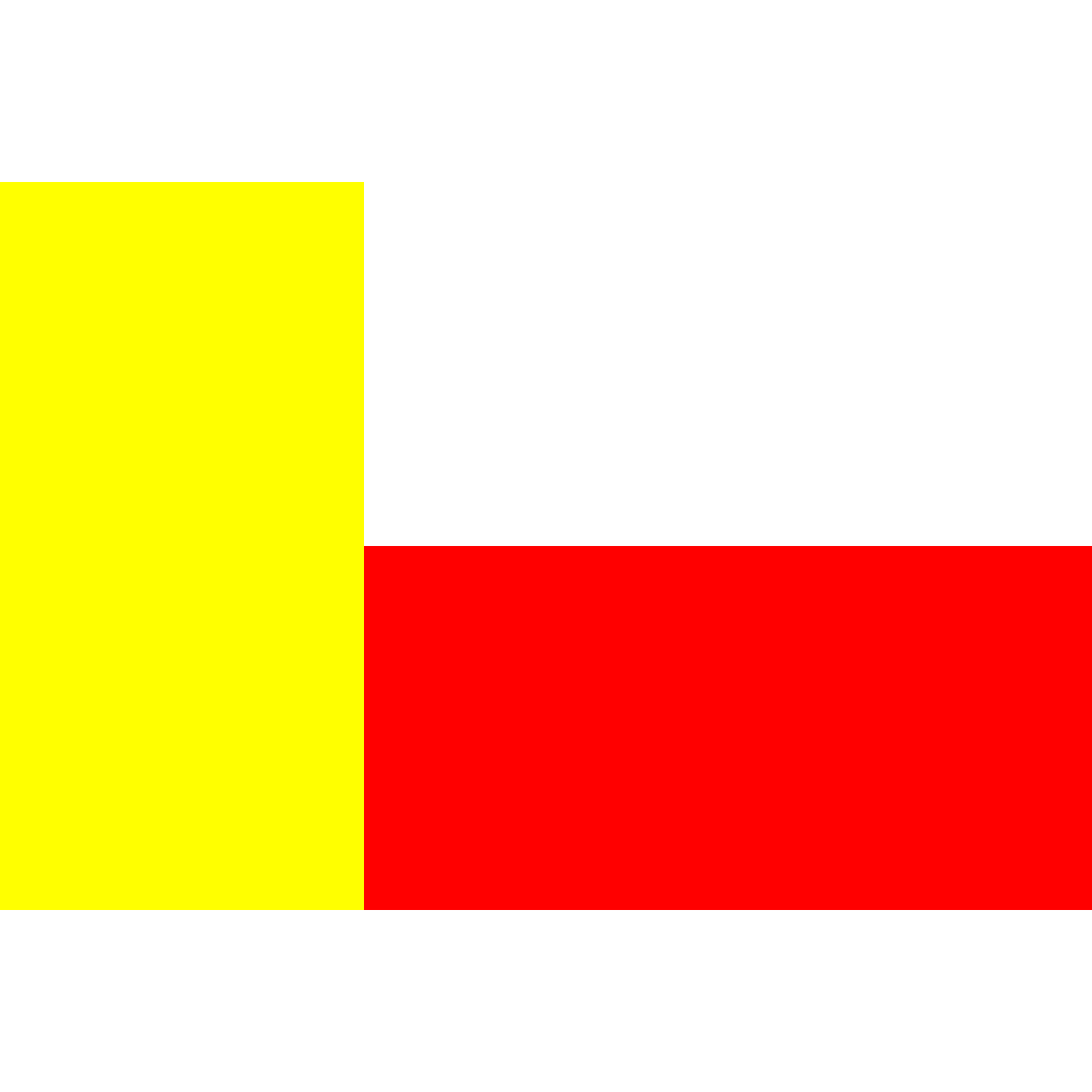 Flag of Horní Poustevna, Ústí nad Labem Region