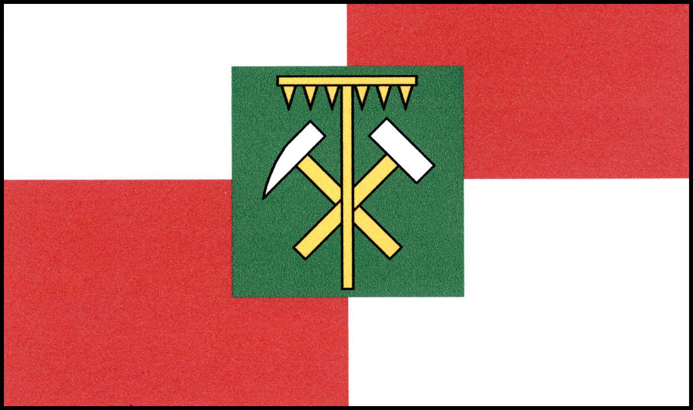 Flag of Horní Slavkov, Karlovy Vary Region