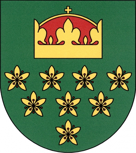 Znak obce Horní Třtí, kraj Středočeský kraj
