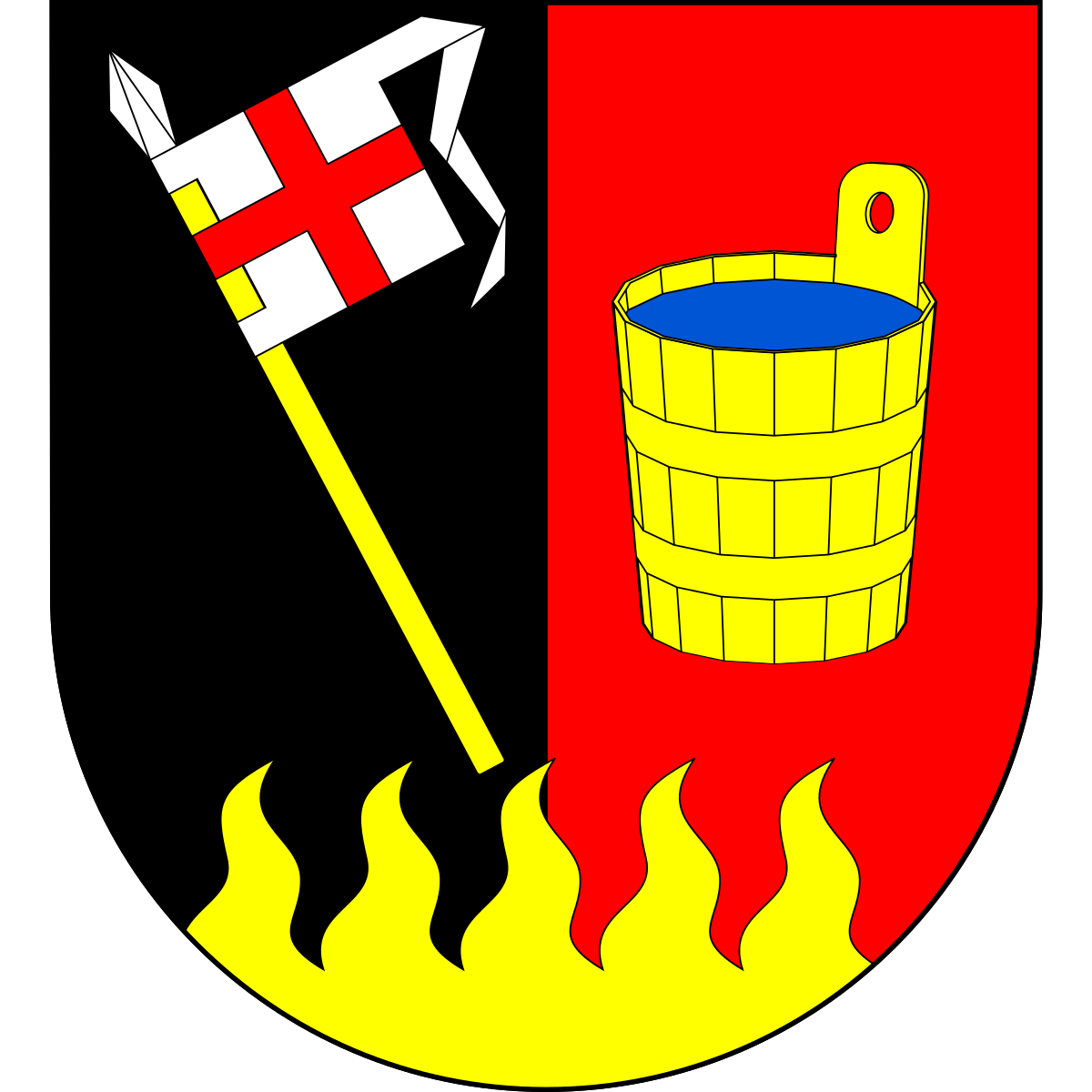 Coat of arms of Hornosín, South Bohemian Region