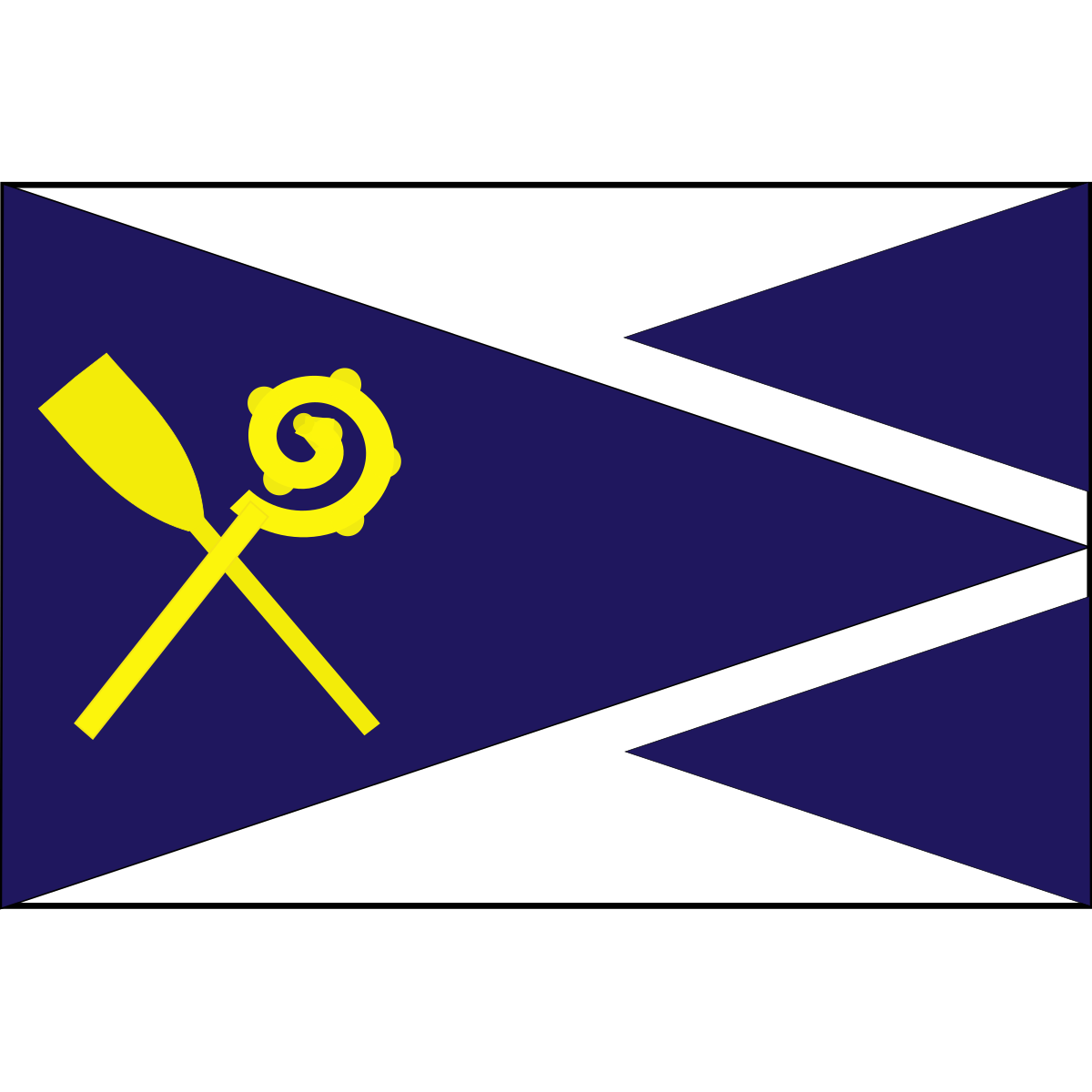Flag of Horouty, South Bohemian Region