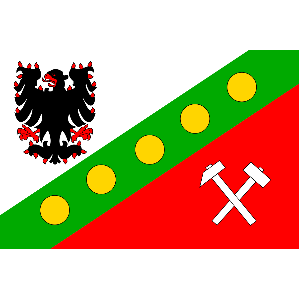 Flag of Hory, Vysočina Region