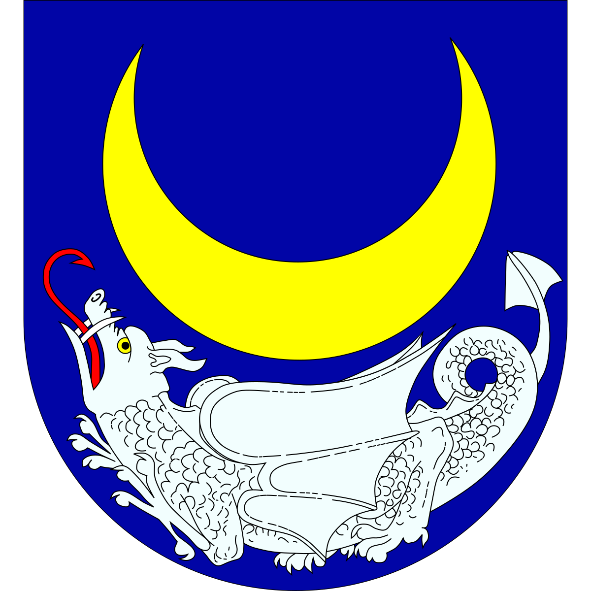 Coat of arms of Hostěnice, Ústí nad Labem Region