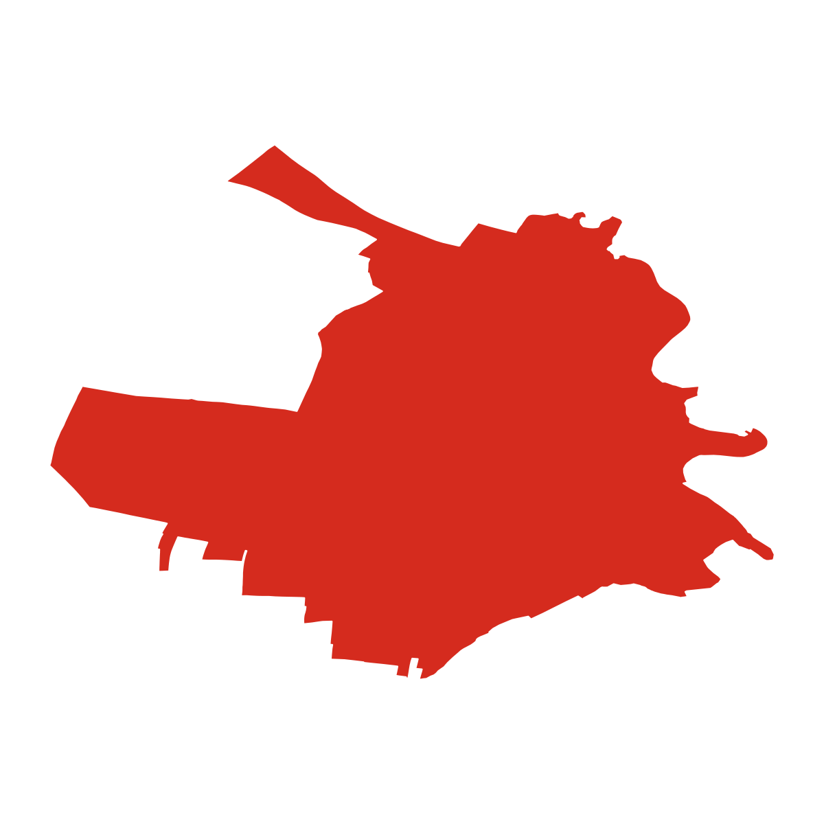 Hostěnice boundary map