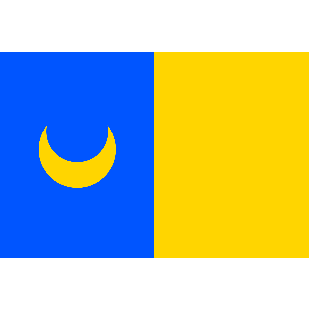 Flag of Hostěnice, Ústí nad Labem Region
