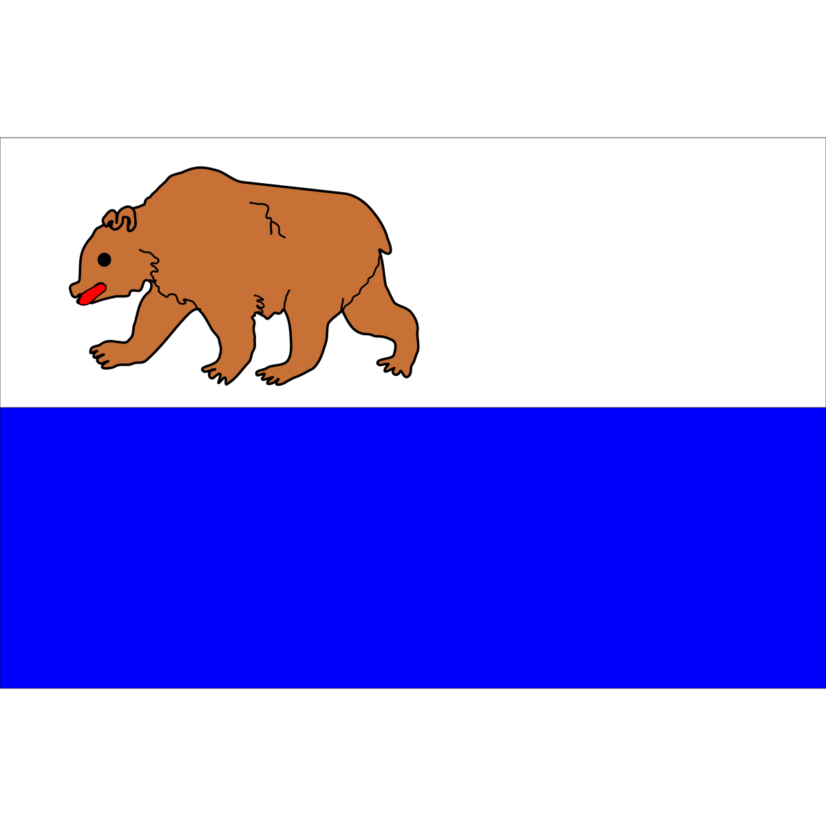 Flag of Hostim, Central Bohemian Region