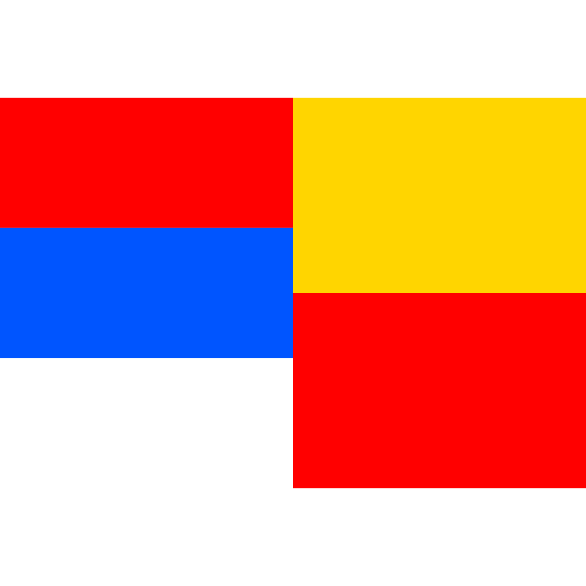Flag of Hostivař, Prague