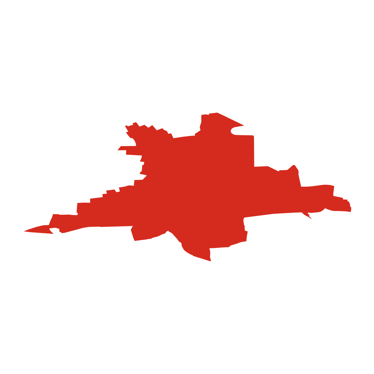 Hostivice boundary map