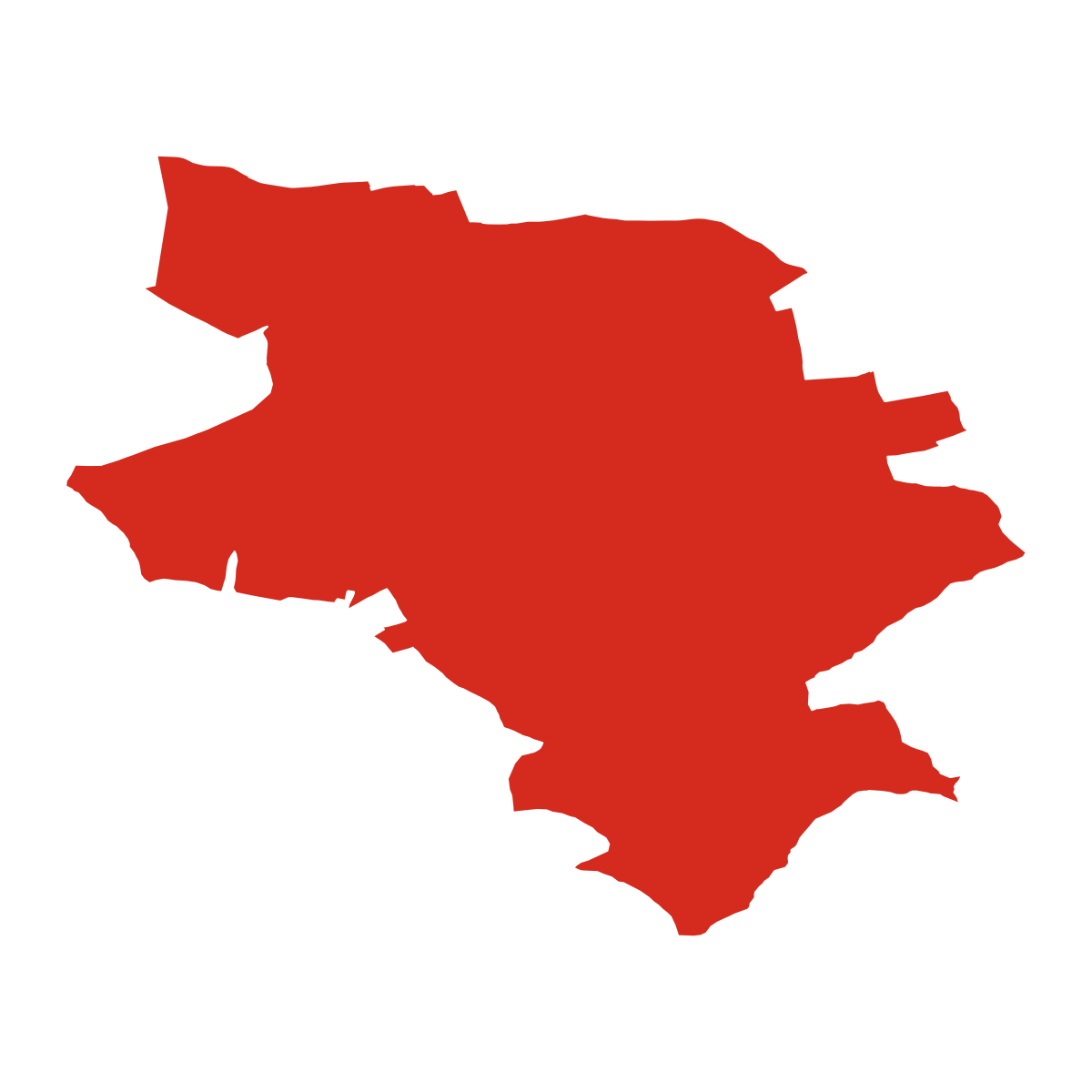 Hostomice boundary map