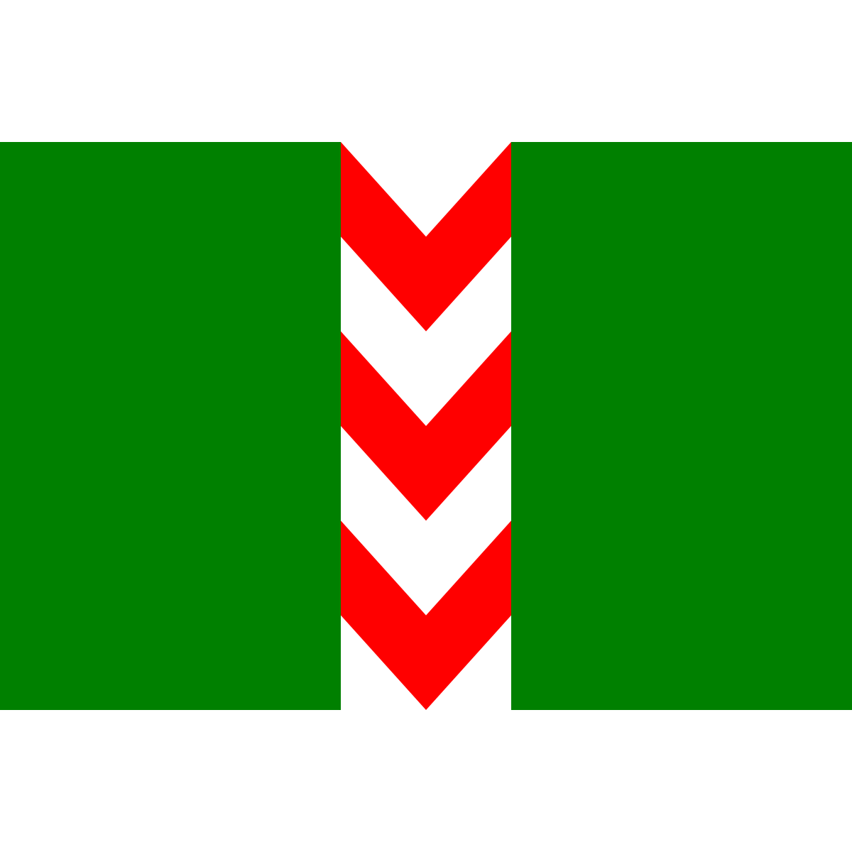 Flag of Hrabství, Moravian-Silesian Region