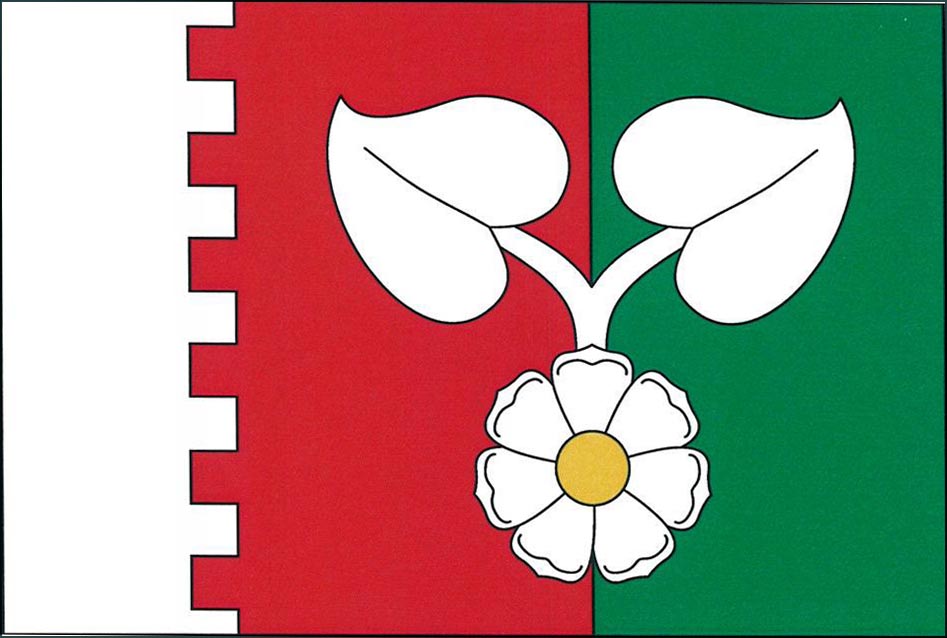 Flag of Hradec, Vysočina Region