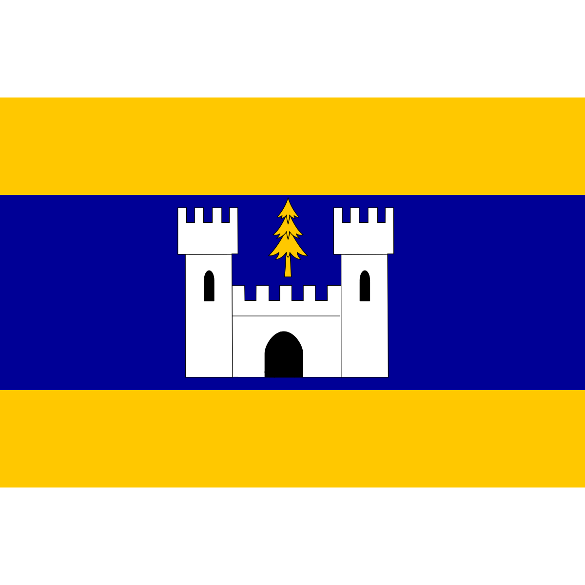 Flag of Hrádek, Pardubice Region