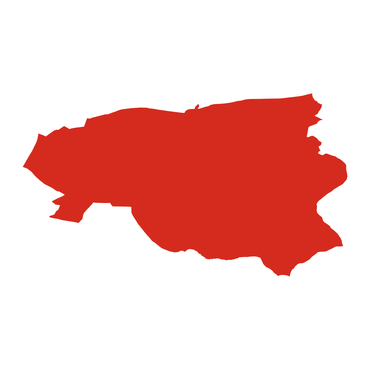 Hradisko boundary map
