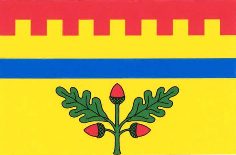 Flag of Hradištko, Central Bohemian Region