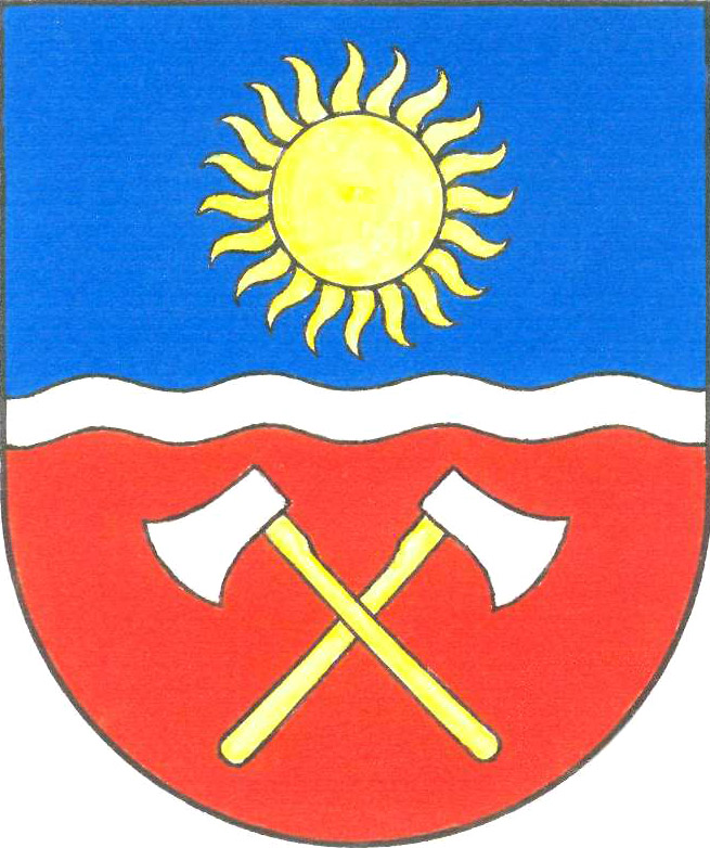 Coat of arms of Hrdlička, Central Bohemian Region