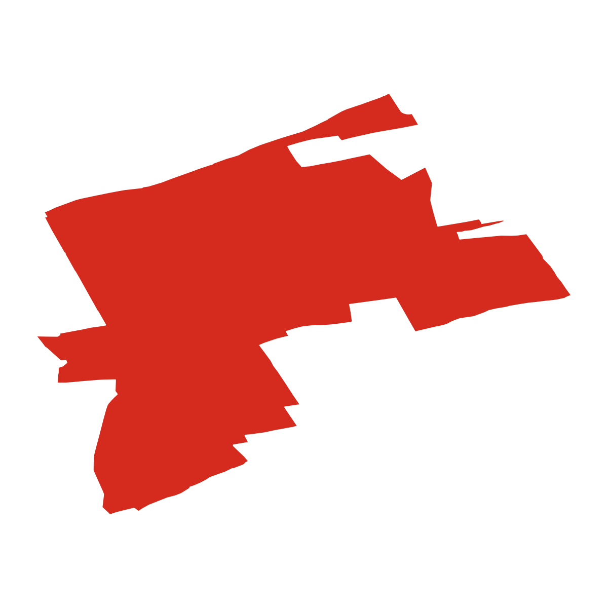Hřebeč boundary map