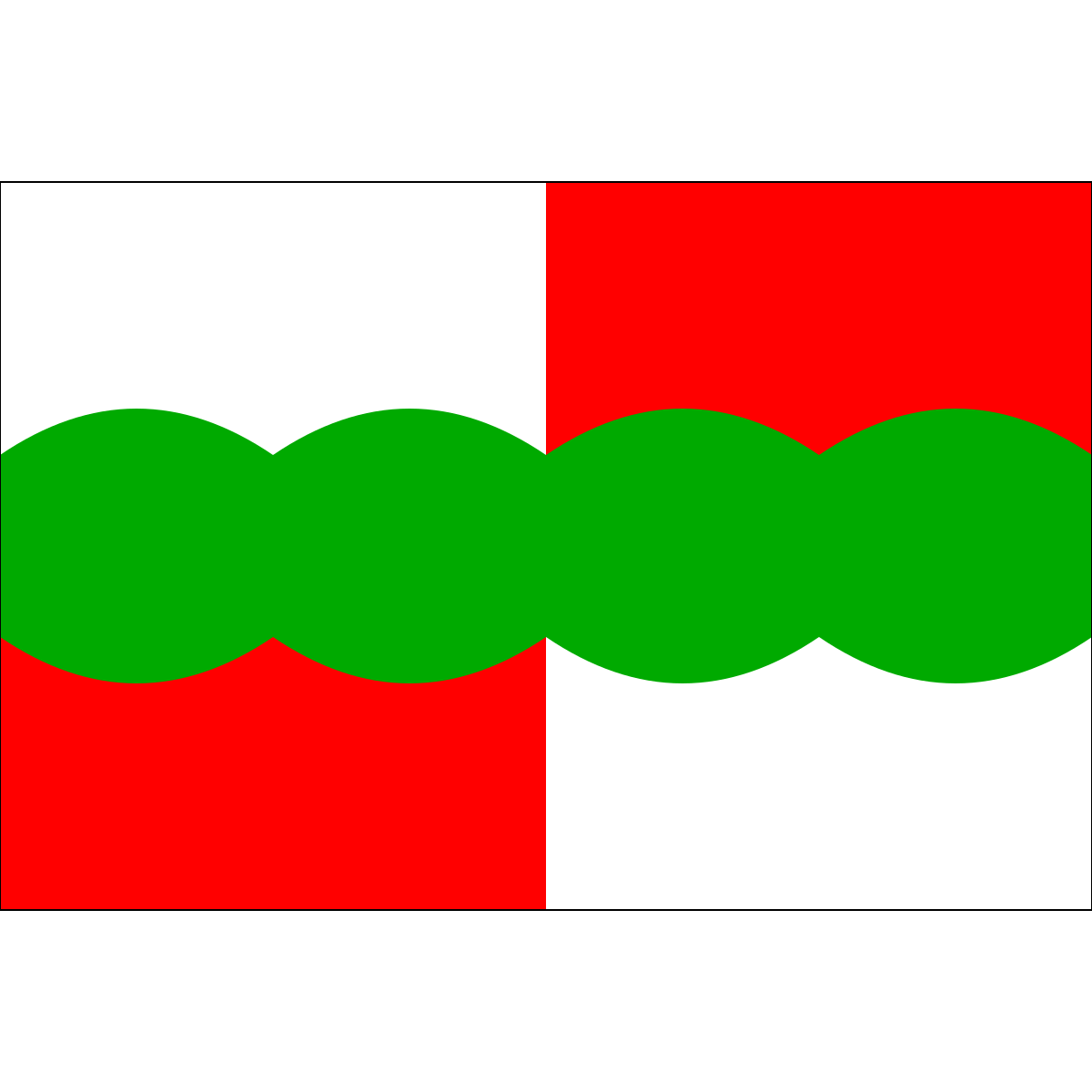 Vlajka obce Hřídelec, kraj Královéhradecký kraj
