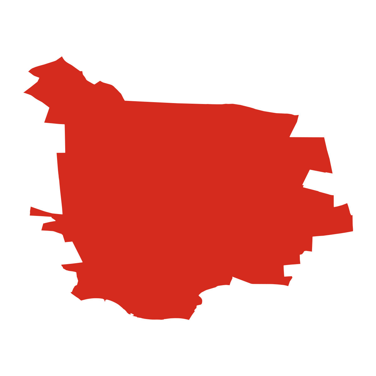 Hronětice boundary map