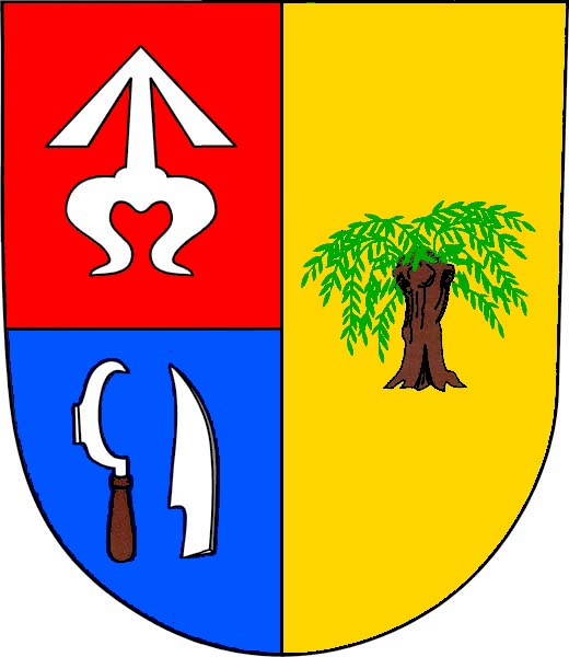 Coat of arms of Hrubá Vrbka, South Moravian Region