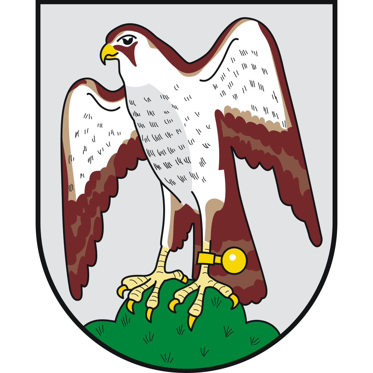 Coat of arms of Hrušková, Karlovy Vary Region