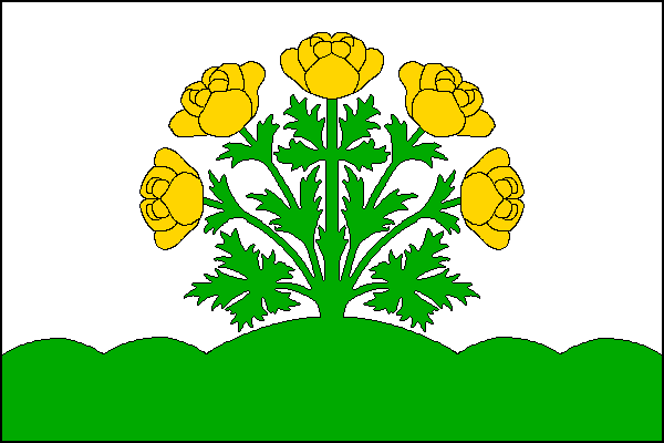 Flag of Huntířov, Hradec Králové Region