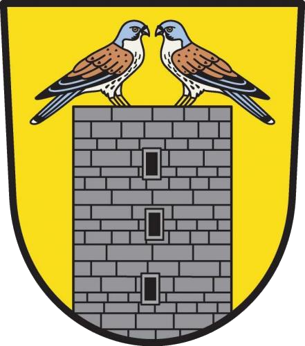 Coat of arms of Husinec, Central Bohemian Region