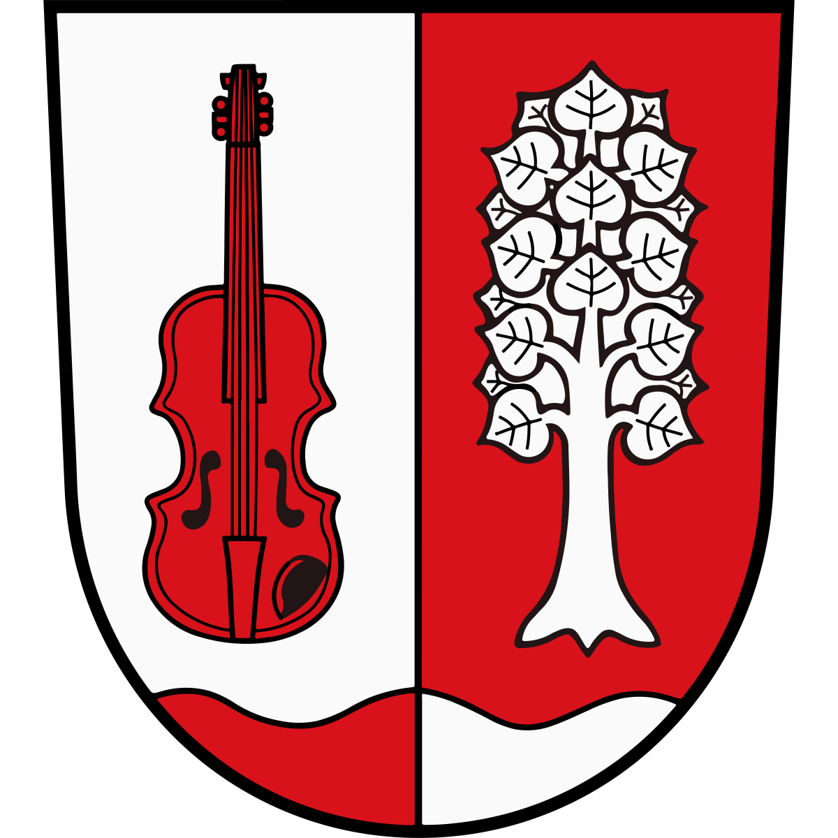 Coat of arms of Huslenky, Zlín Region
