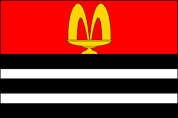 Flag of Hustířany, Hradec Králové Region