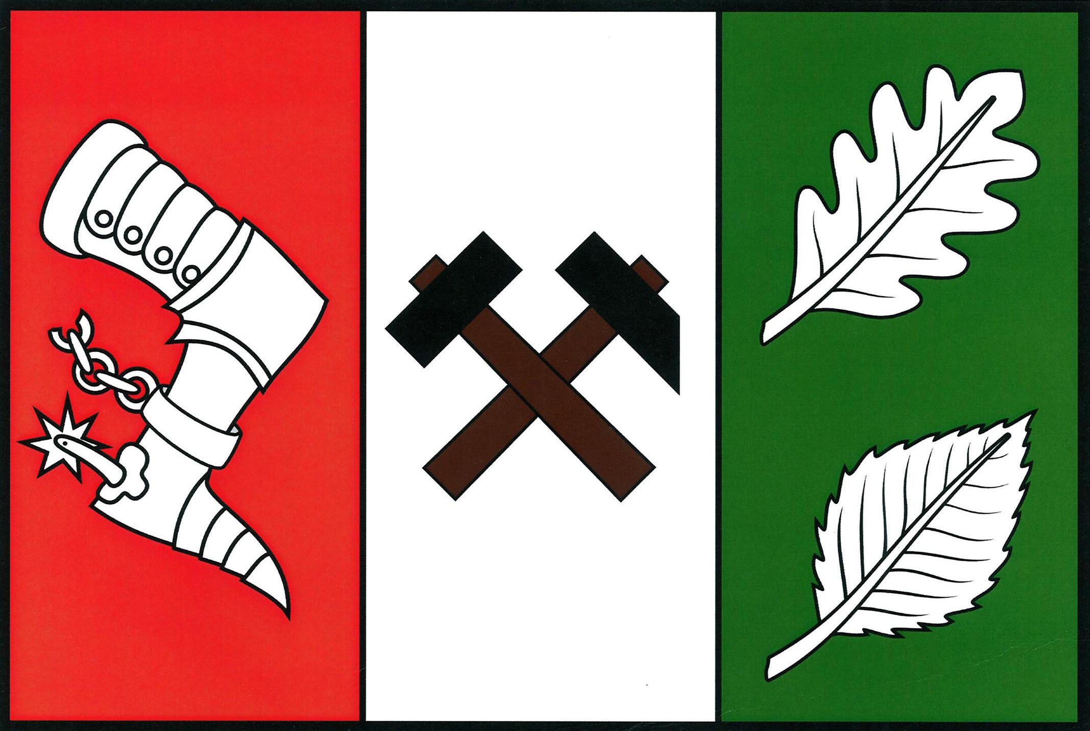 Flag of Hvozdec, Central Bohemian Region