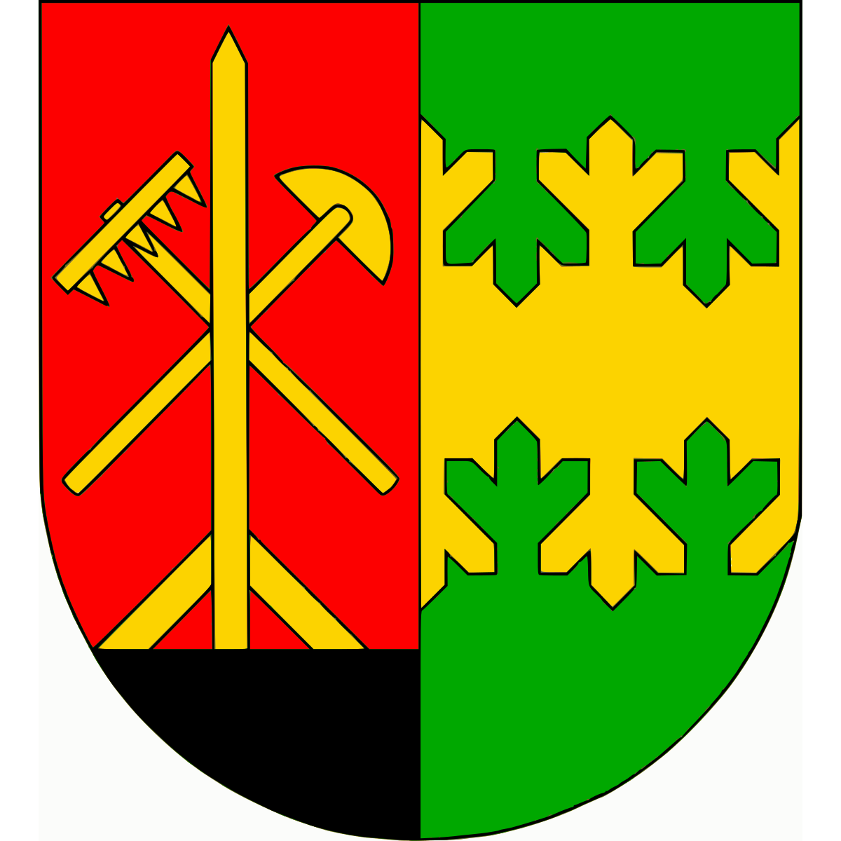 Coat of arms of Hvozdnice, Central Bohemian Region