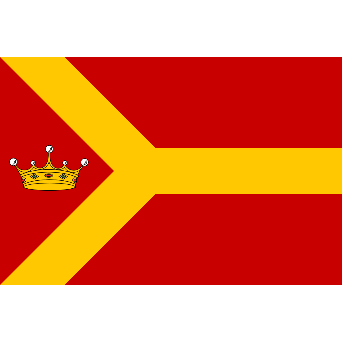 Flag of Janovičky, Pardubice Region
