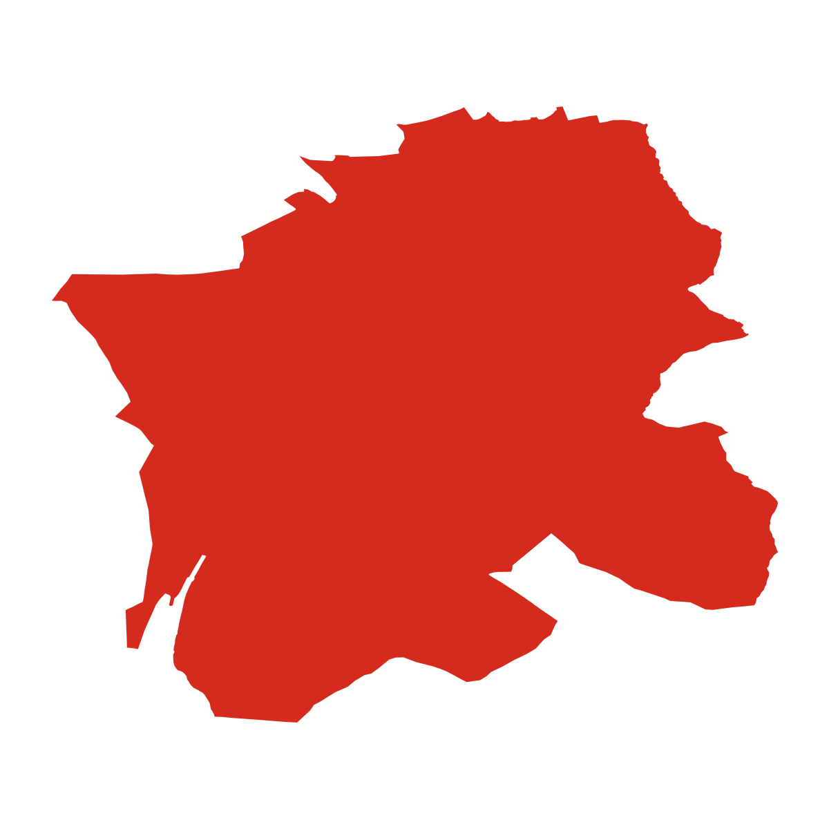 Javorník boundary map