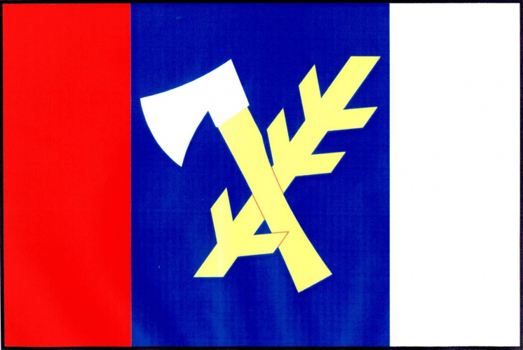 Flag of Jazovice, South Moravian Region