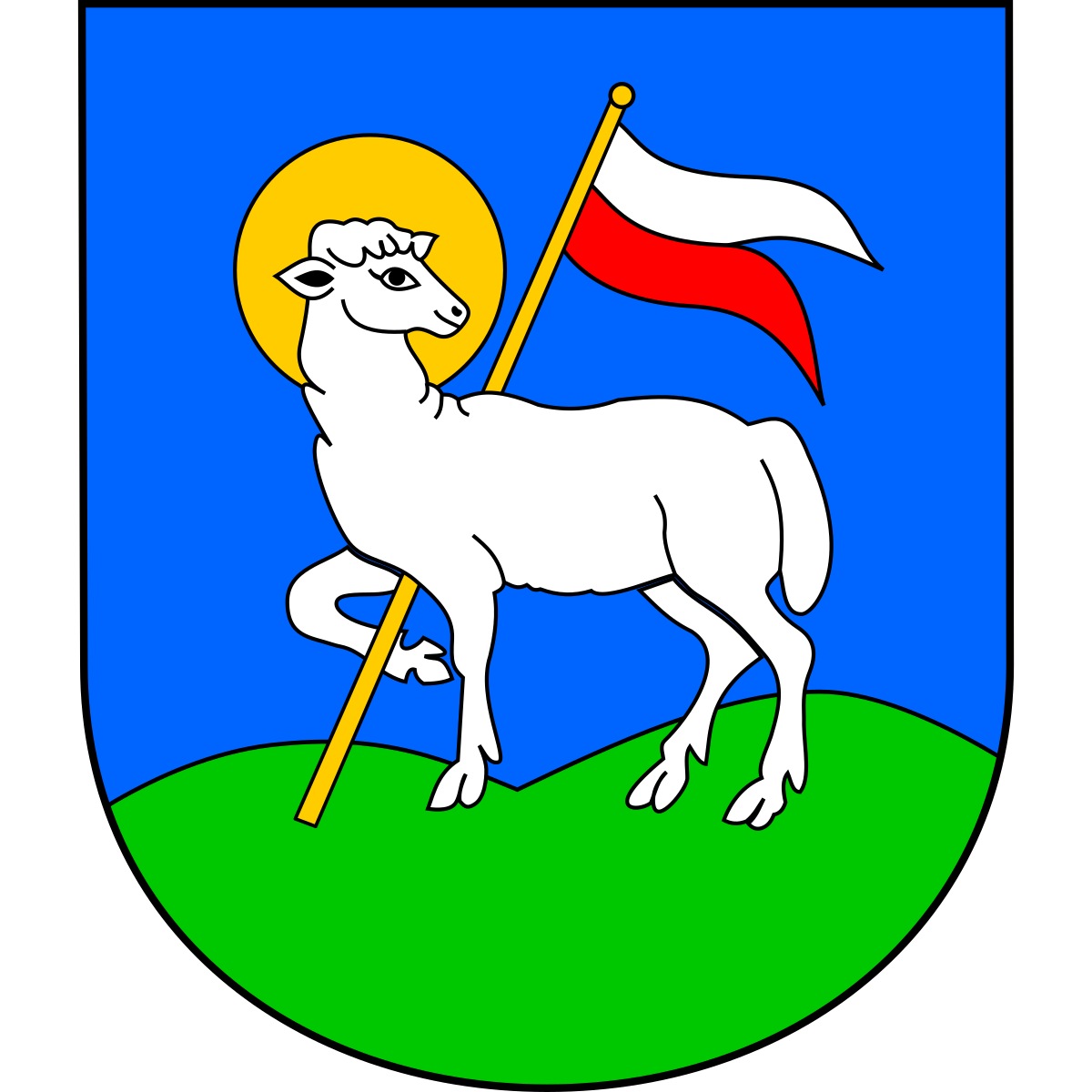 Coat of arms of Jehnědí, Pardubice Region