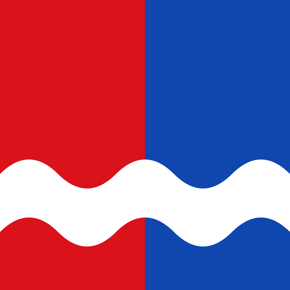 Flag of Jelení, Karlovy Vary Region