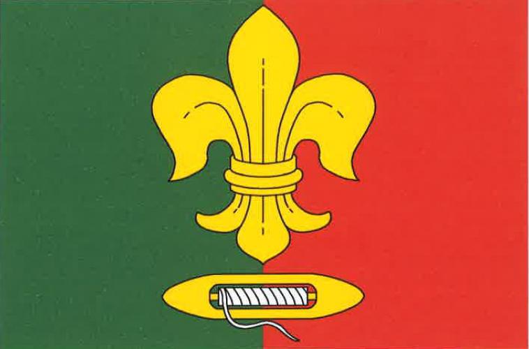 Flag of Jeřmanice, Liberec Region