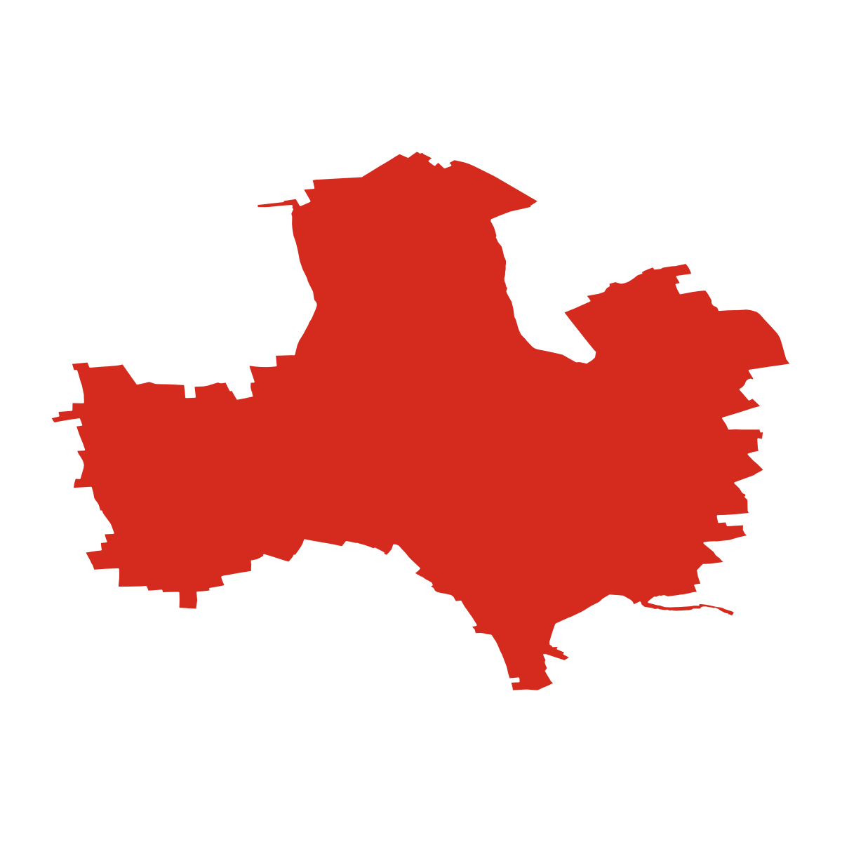 Jesenice boundary map