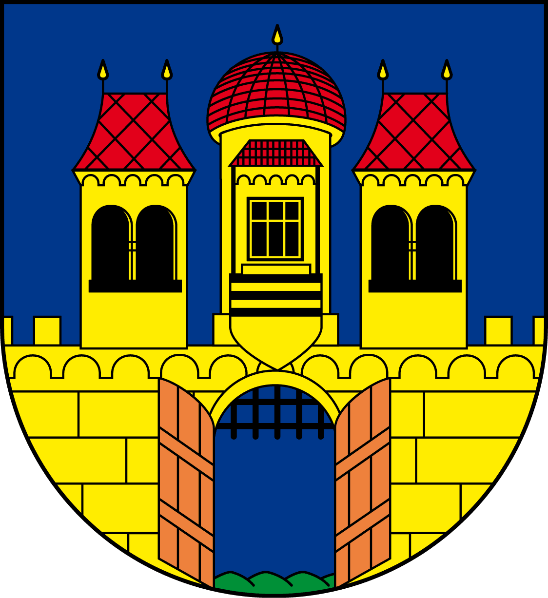 Coat of arms of Jevišovice, South Moravian Region