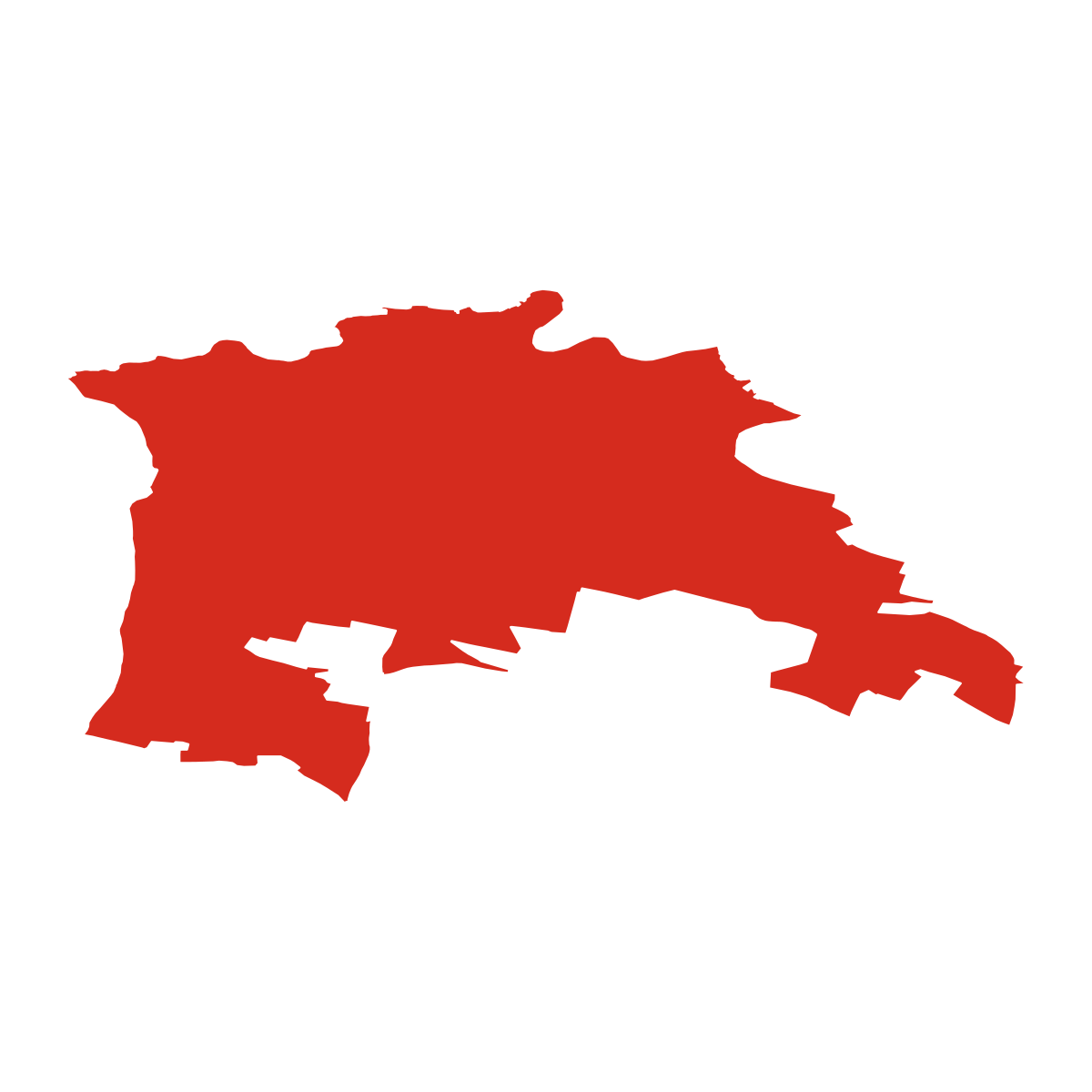 Jevišovice boundary map