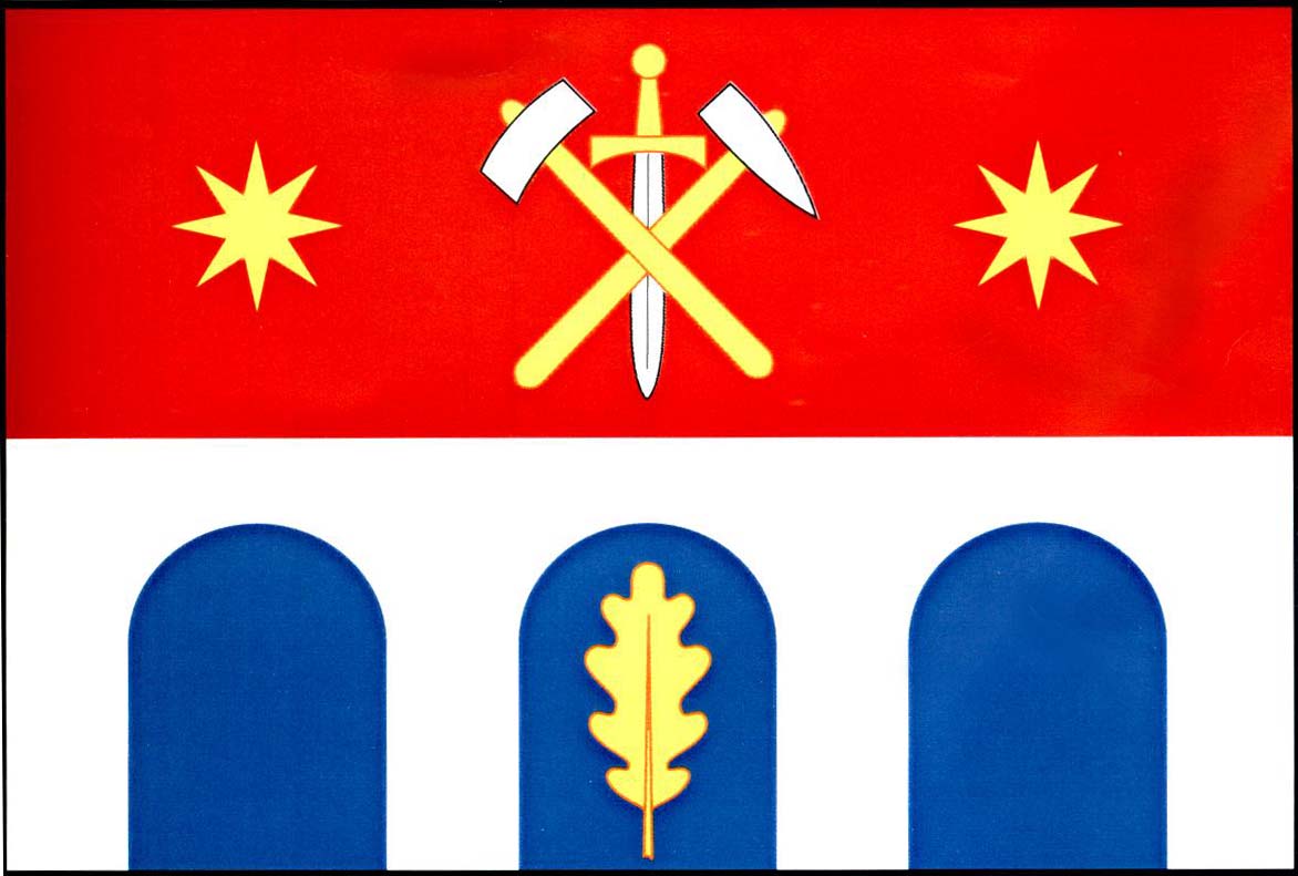 Flag of Jezdovice, Vysočina Region