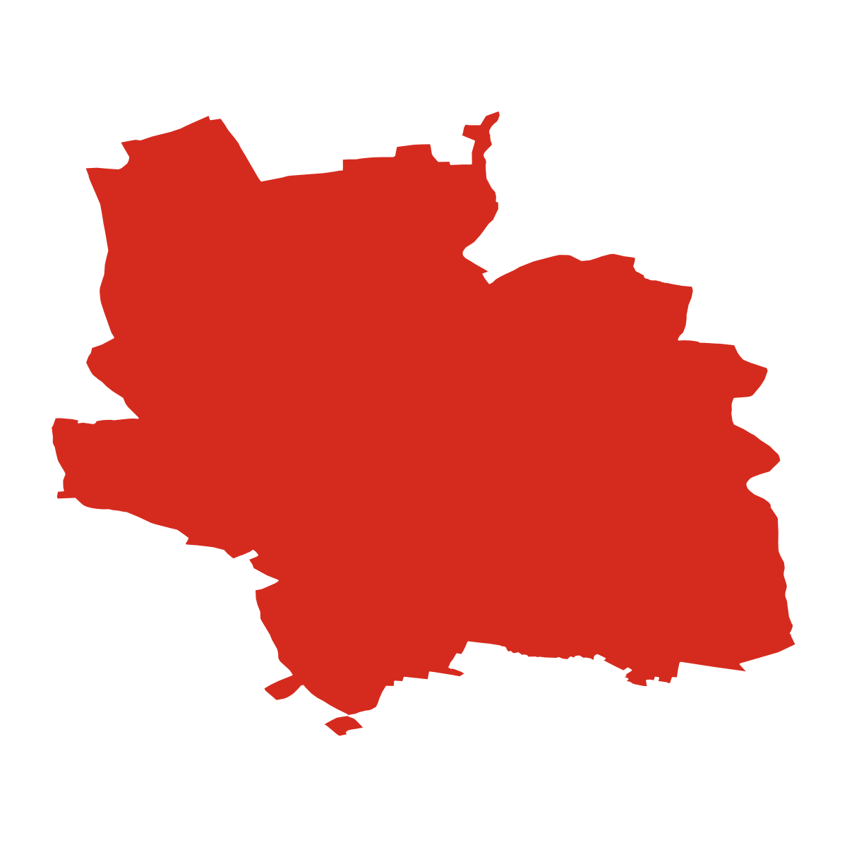 Ježkovice boundary map