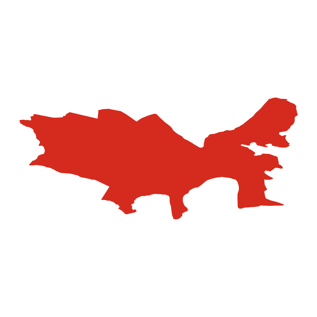 Jinačovice boundary map