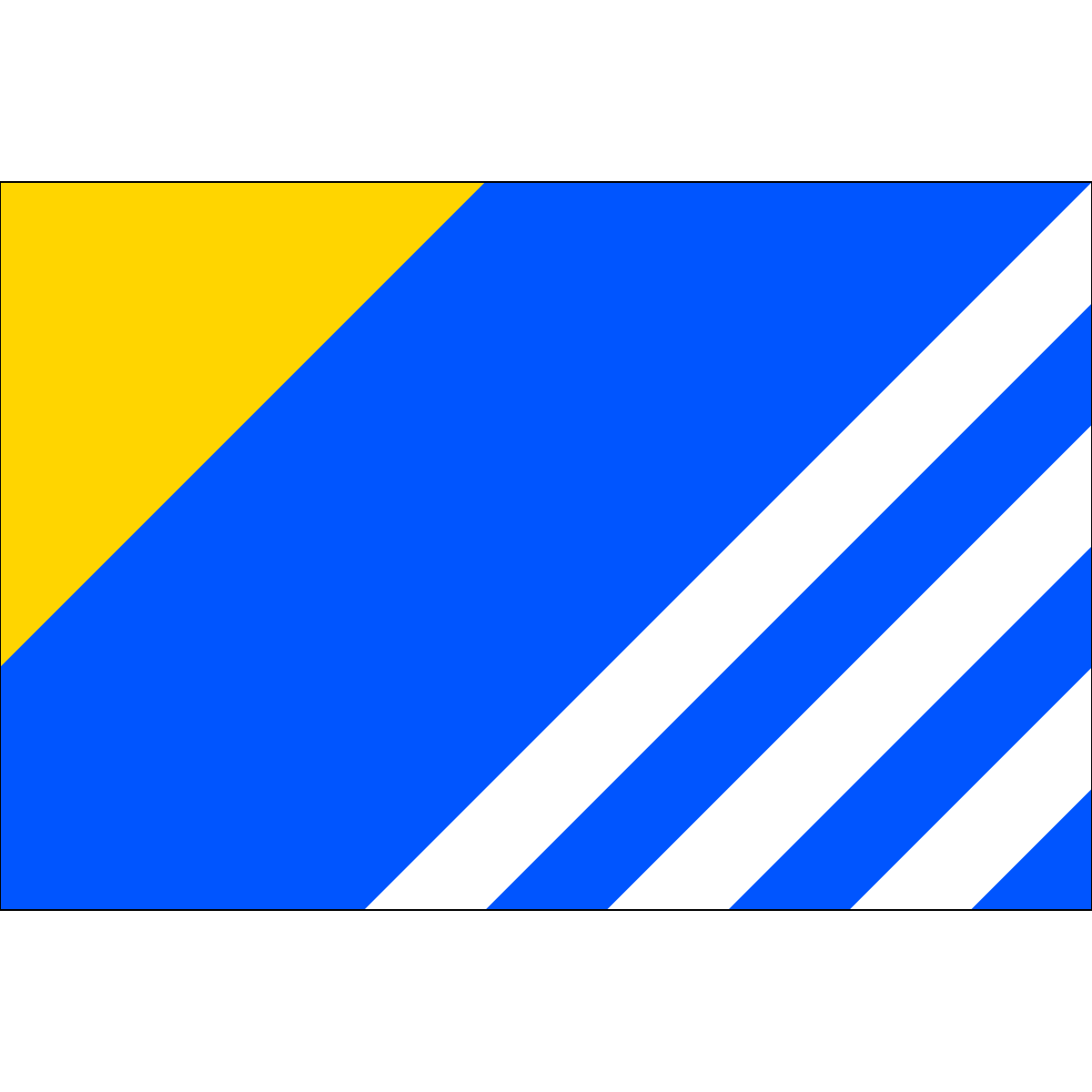 Flag of Jinočany, Central Bohemian Region