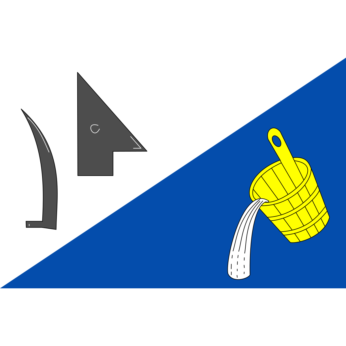 Flag of Jiratice, Vysočina Region