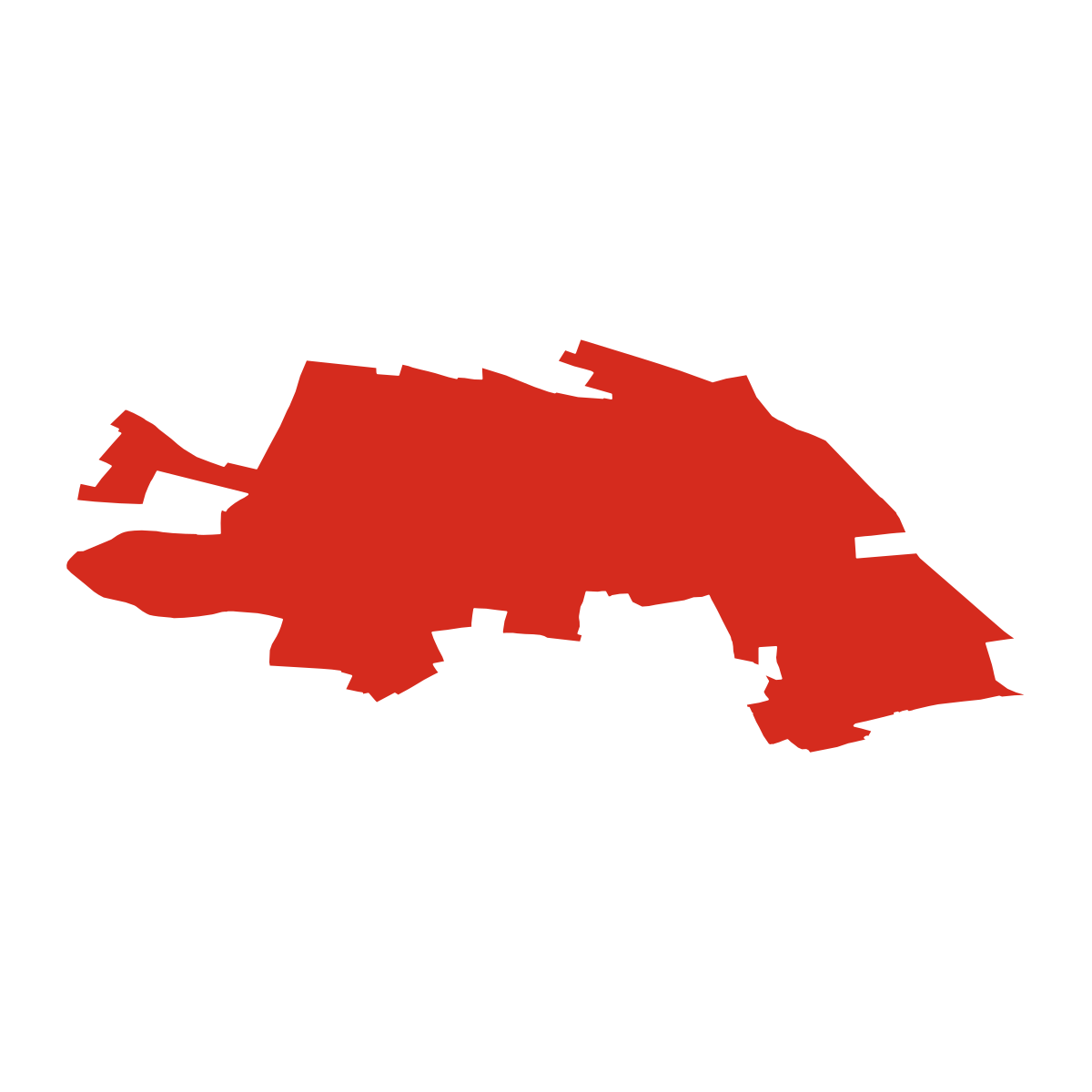 Jiřice boundary map